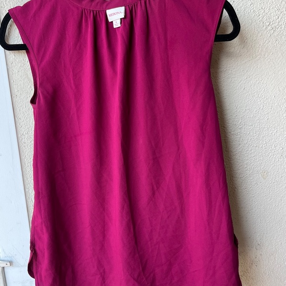 Merona Dark Pink Blouse - Picture 5 of 9